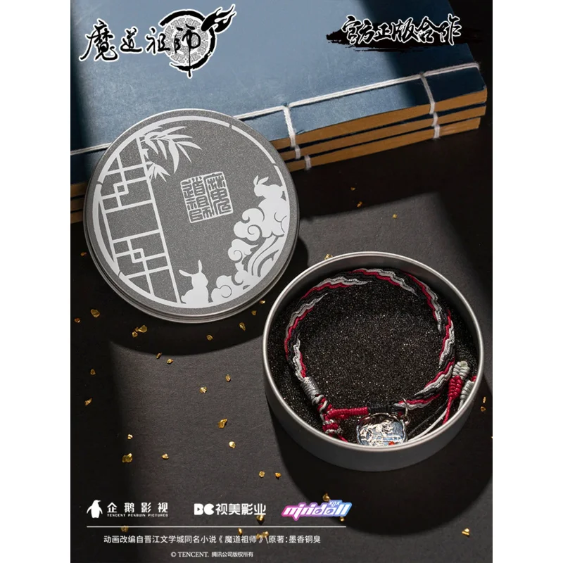 Anime Lucky Hand Rope, Mo Dao para Shi, Wei Wuxian, Lan Wangji, Elegante Pulseira Requintada, Cosplay, Casal Presentes de Jóias