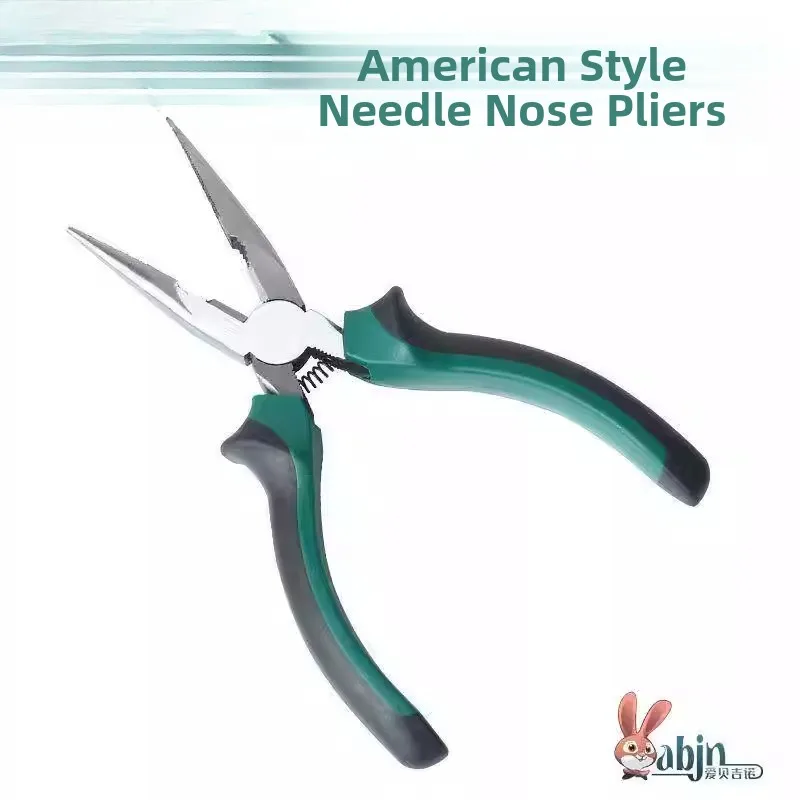

Industrial Grade Electrician's Nose Pliers Wire Cutter Multi-functional Household Angle Pliers Sharp Nose Carbon Steel