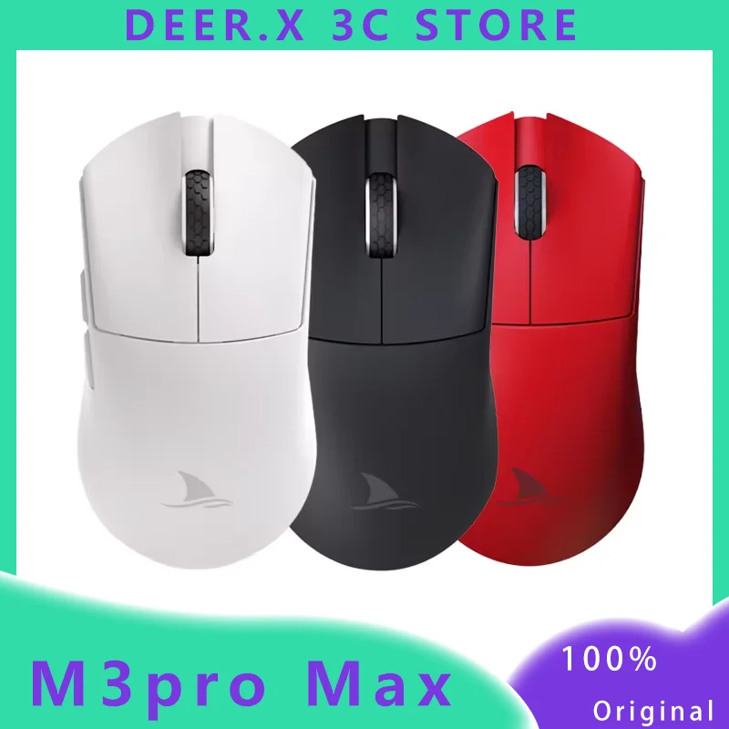 

M3pro Max Game Mouse Wireless Bluetooth Three Mode E-Sports Mouse Lightweight 54g 30000DPI PAW3950 Laptop Mouse For Big Hands