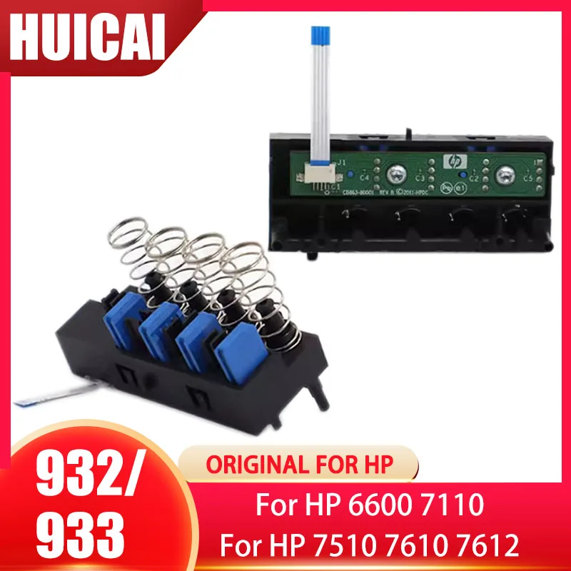 1 pçs 932 933 cabeça de impressão caneta titular rack chip contator sensor para hp 7110 6100 6600 6700 7610 7510 7612