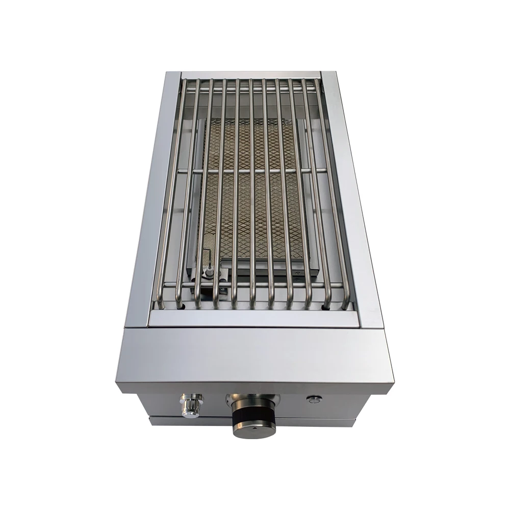 

CE certificated high end SUS 304 Outdoor mini cooking gas ceramic infrared bbq grill side burner for outdoor BBQ kitchen