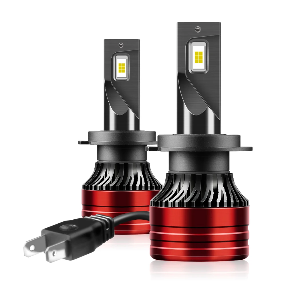 2pcs H7 LED Headlight Bulb All-in-One 800% Brighter LED Conversion Kit 6500K Cool White Auto Lights