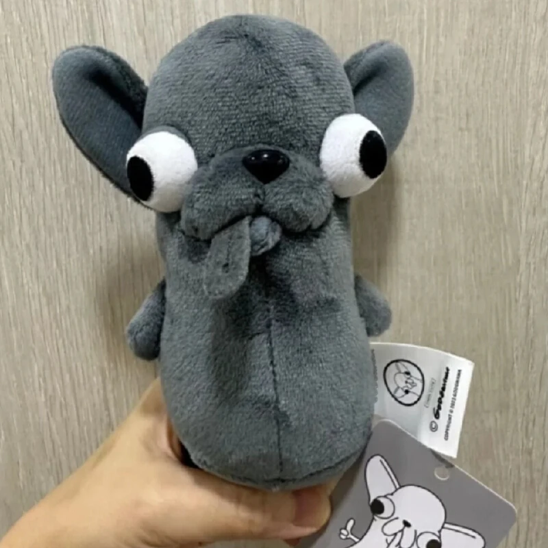 Nouveau en Stock animaux en peluche Chihuahua peluche porte-clés pendentif couleur noire peluche Chihuahua poupée Kawaii chiot cadeau pour animaux de compagnie