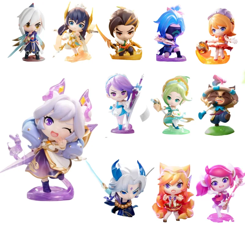 Teamfight Tactics Little Hero Series Game Blind Box Handwork Yasuo Ahri Unforgotten Yone Gwen Irelia Talon l Kids Toys Gift