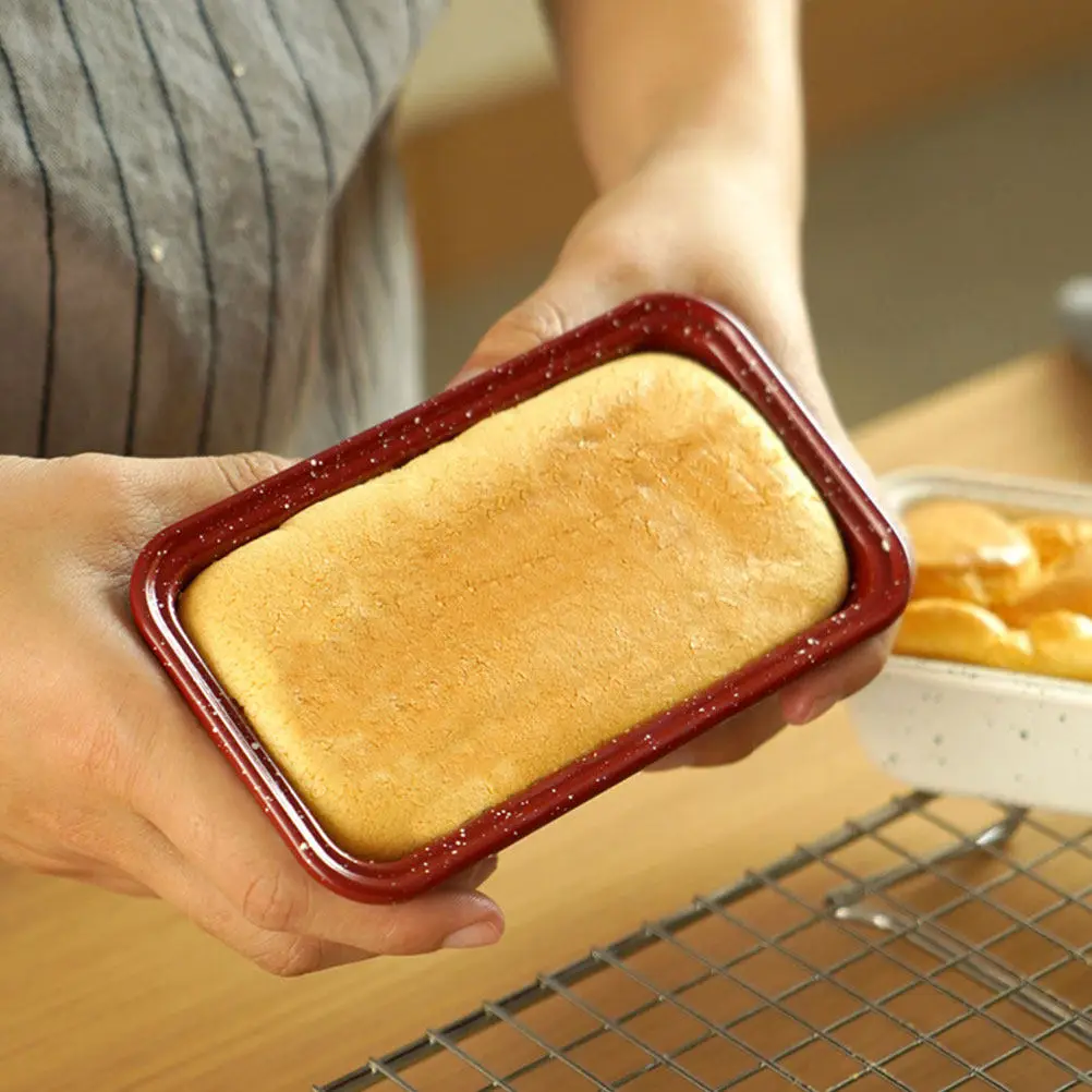 Carbon Steel Toast Mold Loaf Pan Nonstick Surface Fast Heat Conduction Round Edge Safety Design Easy Clean Baking Essential