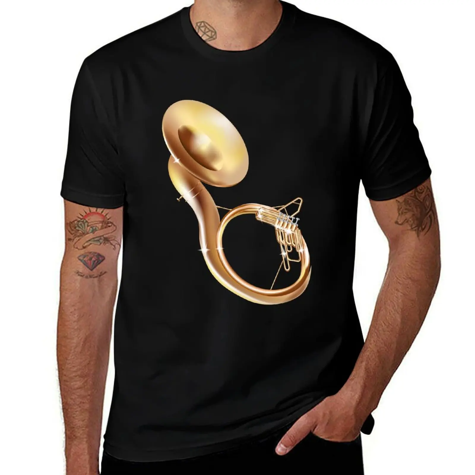 

Sousaphone T-Shirt man t shirts cotton t shirt for man 100 percent cotton t shirt men 100% cotton luxury brand T-shirt