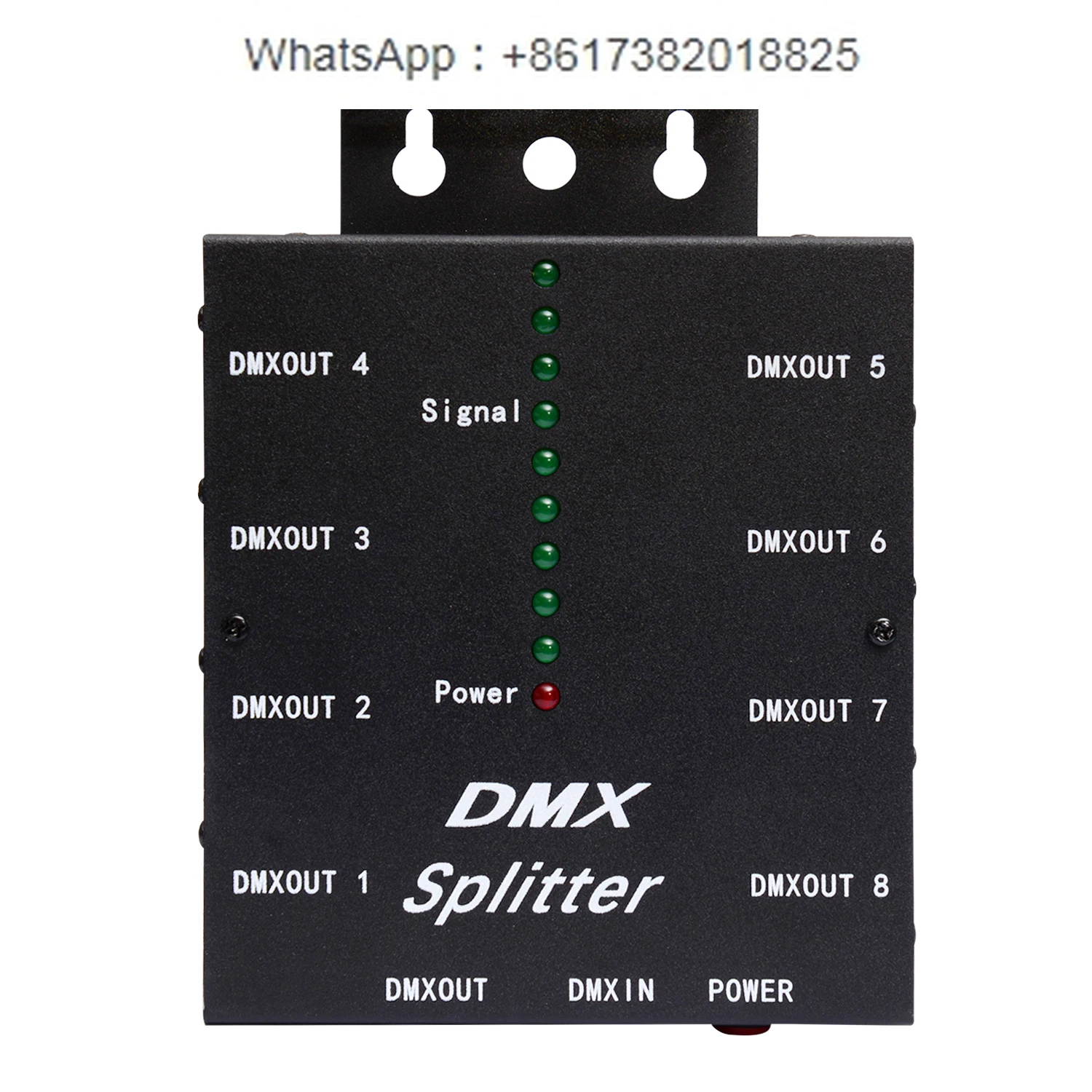 Dmx512 signal Amplifier 8-Way Isolated DMX Splitter Pin Optical Istribution Amplifier for DJ Disco Wedding DMX Stage Lighting