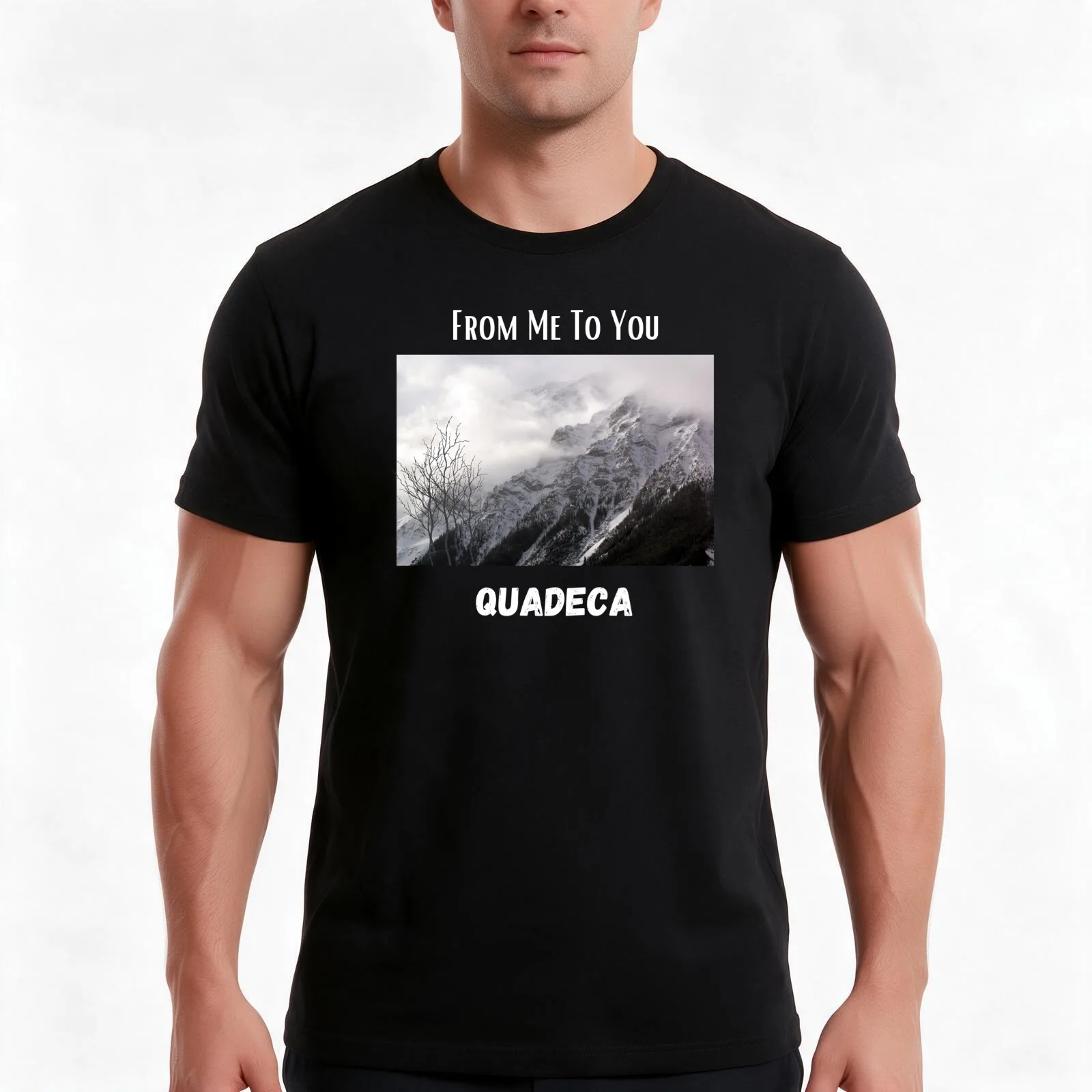 From Me To You QUADECA FMTY QUADECA T-Shirt Summer Casual Cotton Tee Oversized Streetwear Tops Vintage Graphic Print