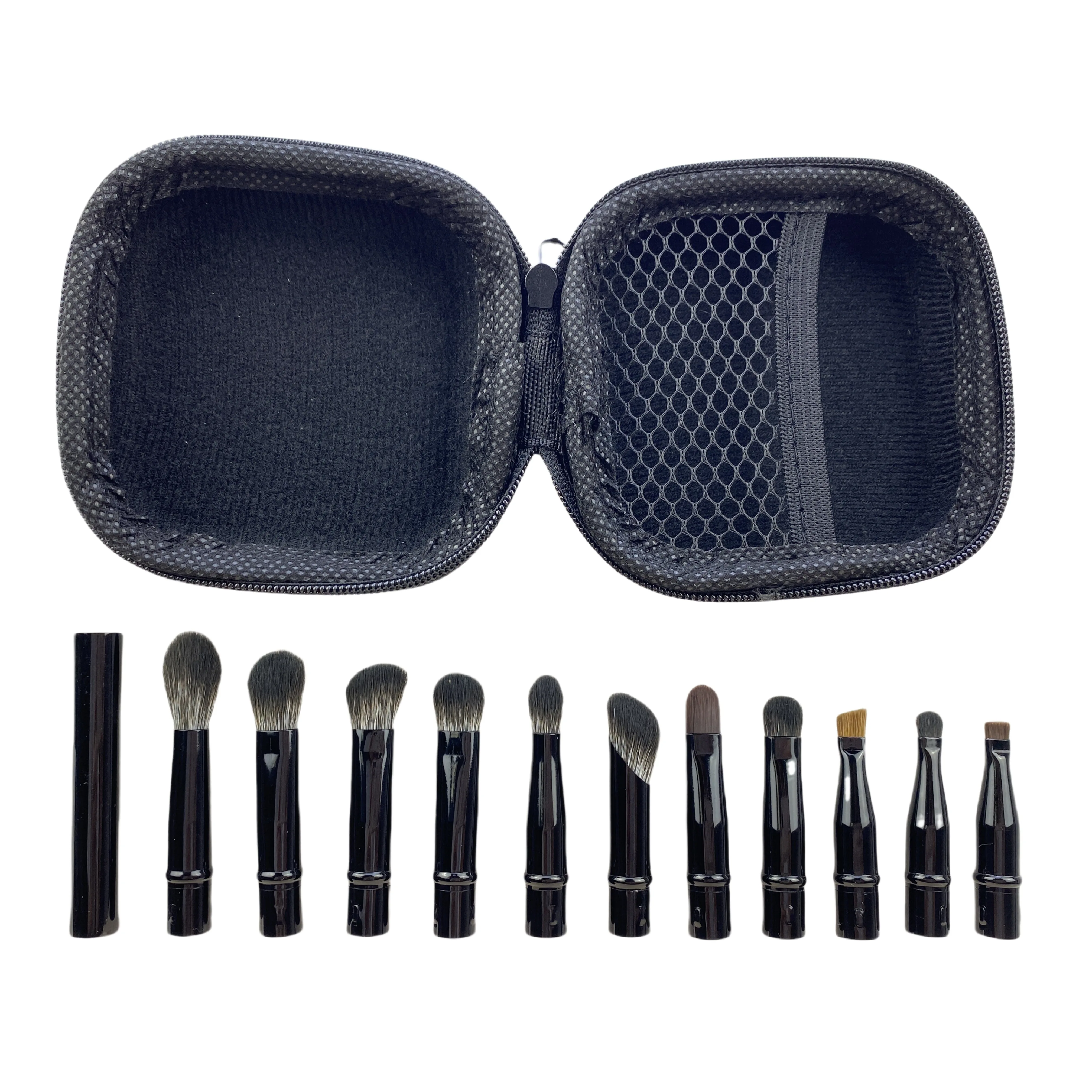 11 Mini Combination Makeup Brush Set