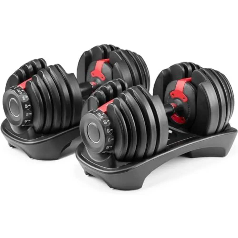 

Adjustable Dumbbells Set of 2 (52.5 lbs x 2) - Dumbbell Set for Men & Women, Full-Body Home Gym Workouts, Sturdy & Durable