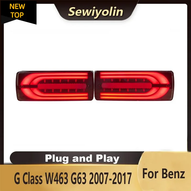 

For Benz G Class 2007-2017 W463 G63 Car Accessories Animation LED Trailer Lights Tail Lamp DRL Signal Automotive Plug And Play