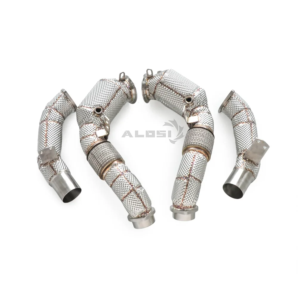 

Suitable for BMW M550/M550i G30/N63 4.4T Thermal Insulation High Performance Stainless Steel Downspout