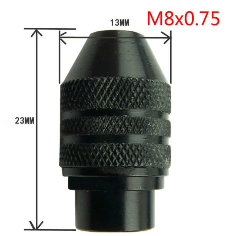 

Supply Chuck Workshop Alloy Black Rust-proof 0.3-3.2mm 1pc 3-Jaw Drill Electric Grinder M8 * 0.75mm Rotary Tools