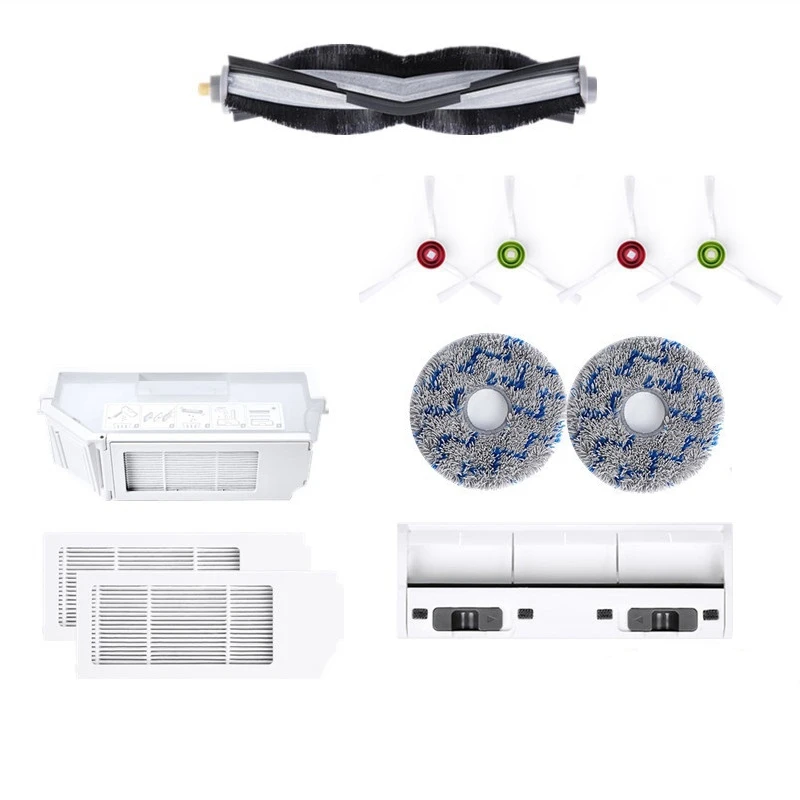 

Сменные детали: роликовая щетка, боковая щетка, HEPA фильтр, совместимый с Ecovacs Deebot T10 Turbo, аксессуары для пылесоса