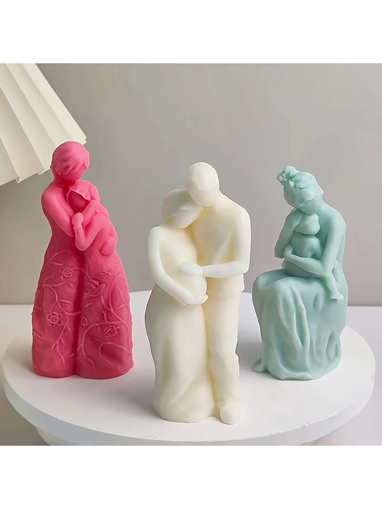 

1/3 шт., силиконовая форма для изготовления художественного портрета, три ступеней роста человека, художественное украшение своими руками, свечи, гипсовая статуя, подходит для