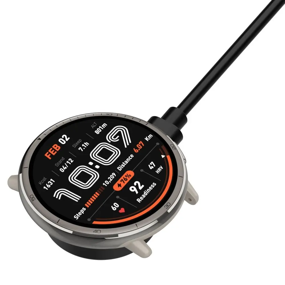 Portable Magnetic Charger Adapter Type-C 100cm Charging Dock Durable Cord Line for Amazfit Active 2 Smartwatch Accessories