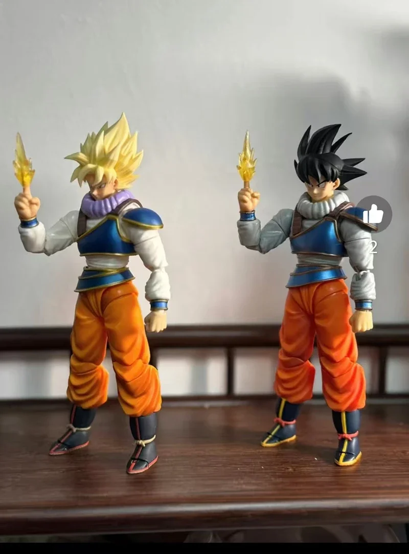 E & C Dragon Ball Z SHF Instant Transmissie Son Goku Chibi Dam'z Kleding Gemodificeerde Onderdelen Accessoires Anime Action Figure Speelgoed