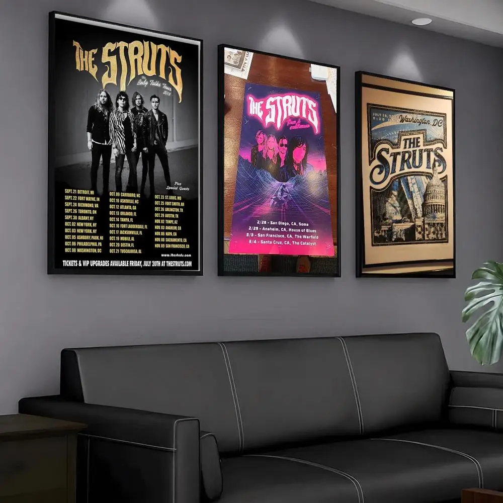 band T-The Struts-S Painting Calligraphy Artwork for Home Bedroom Office Wall Decoration Gift