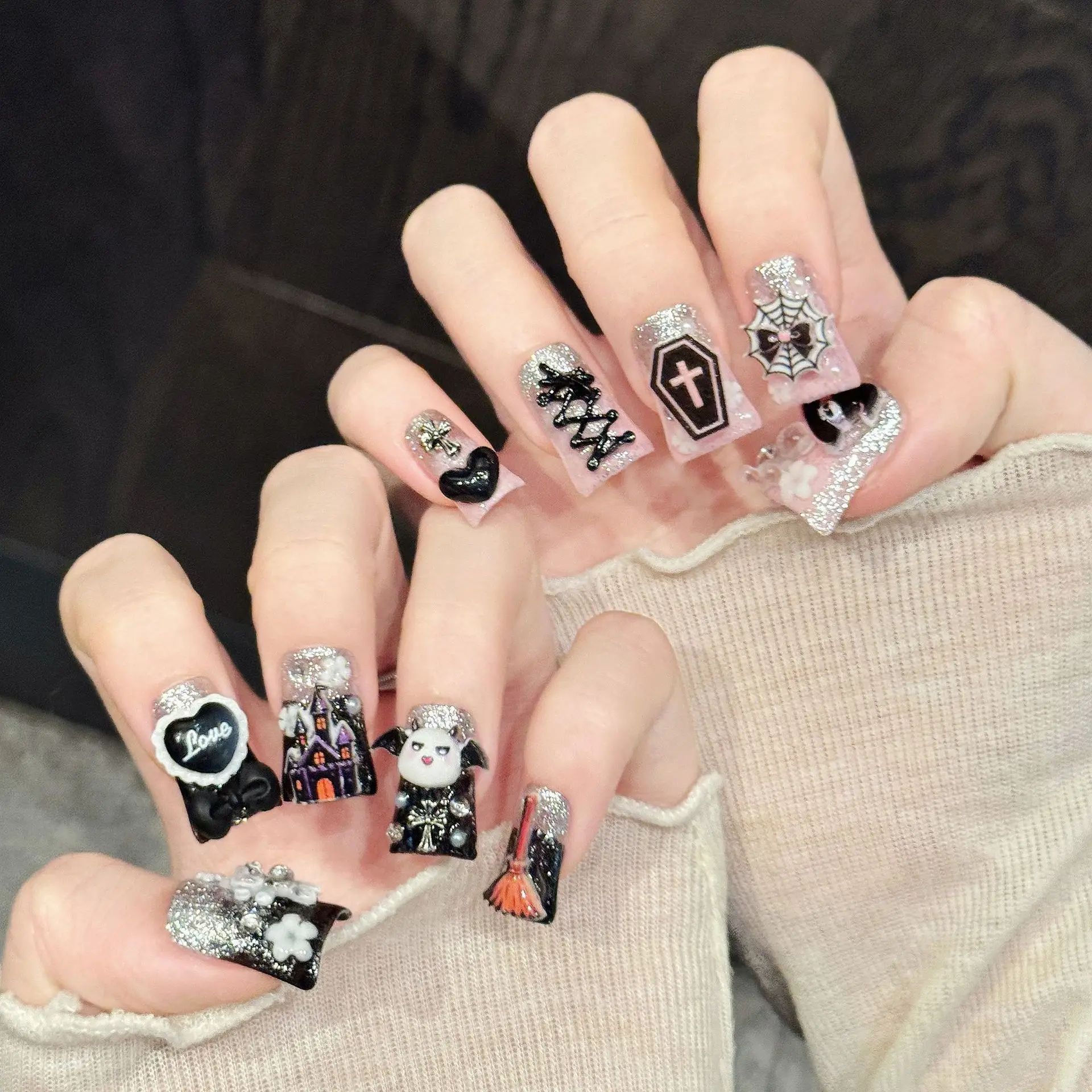 10PCS Duck Handmade Press On N - Nail Art Fake recension och pris
