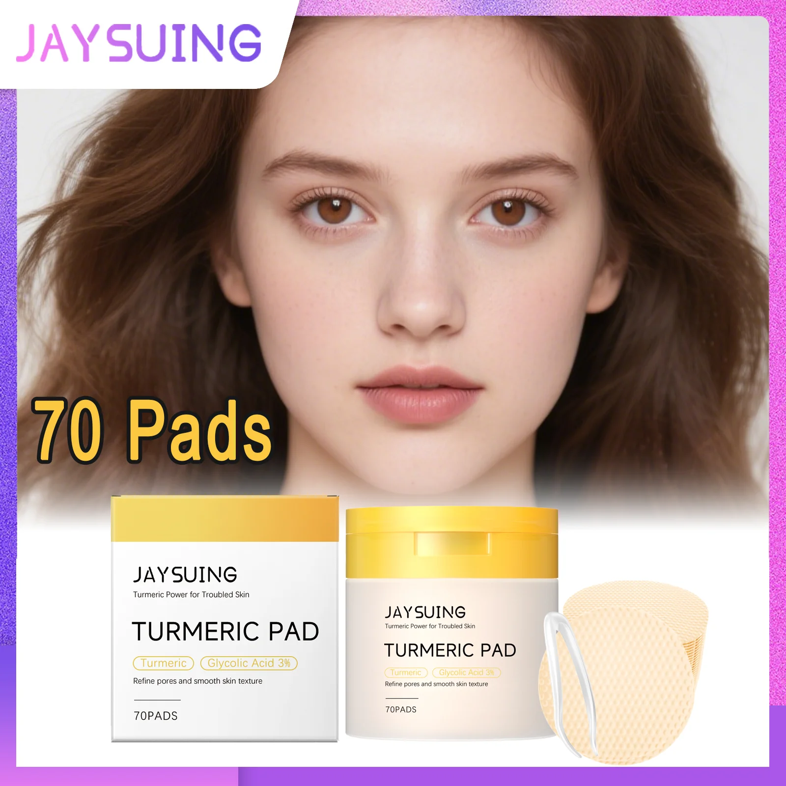 turmeric-pore-cleansing-pads-70-pads-for-gentle-exfoliation-brightening-hydrating-facial-treatment-with-glycolic-acid-perfect