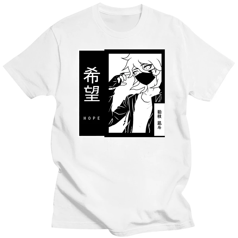 Janpan Anime Kokichi Oma Men Women T Shirt Truth And Lies Game Print Short Sleeve Tshirt Unisex Hip Hop Loose Clothes T-shirt