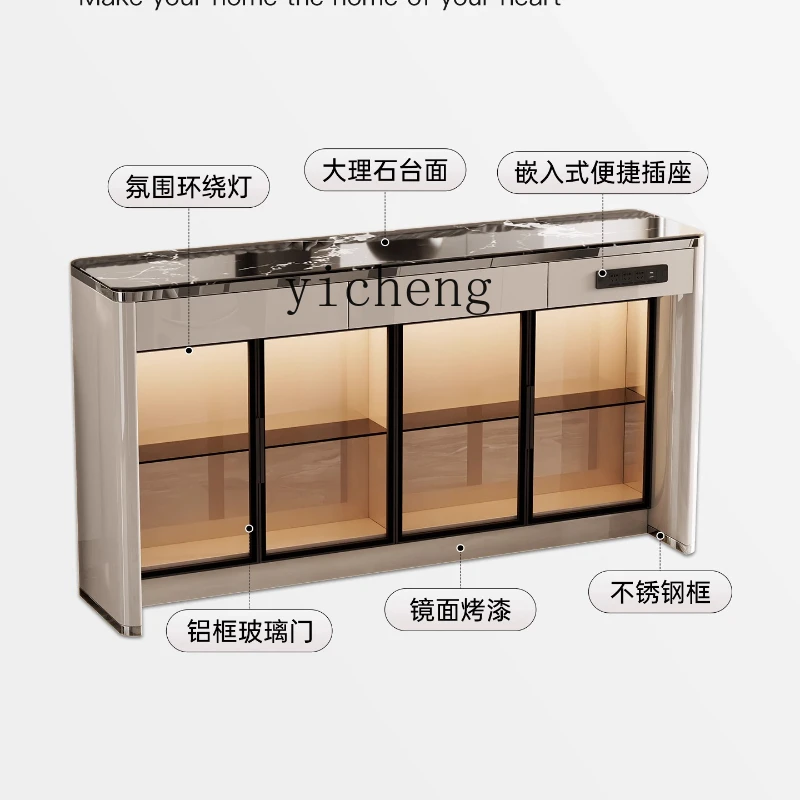 

XL small apartment living room sofa back coffee table against the wall partition marble island dining bar