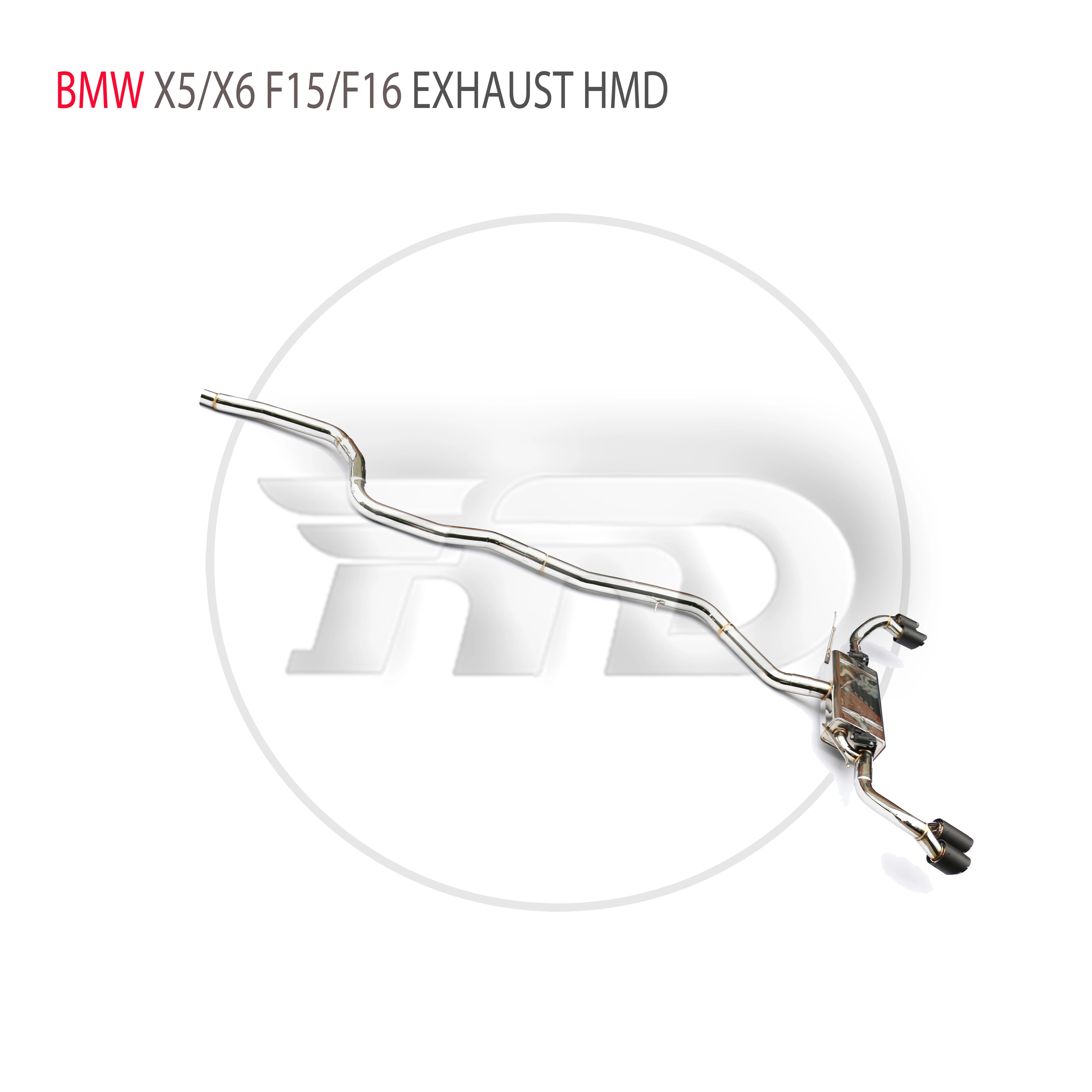 

HMD Stainless Steel Exhaust System Catback Is Suitable For BMW X5 X6 F15 F16 2.0T 2014-2019 Auto Modification Electronic Valve