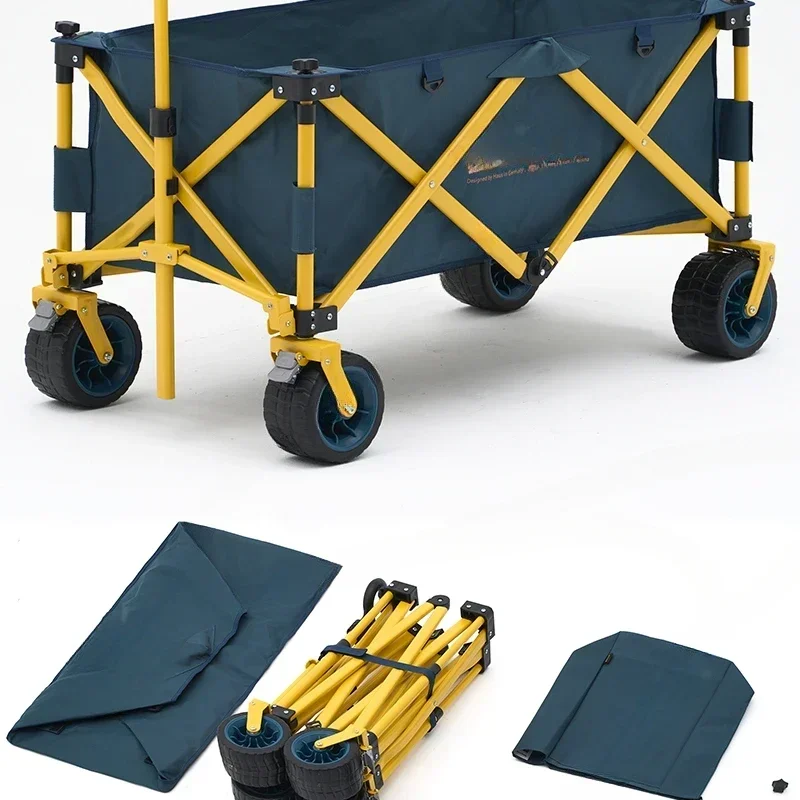 

Road camping car cart gathering dew