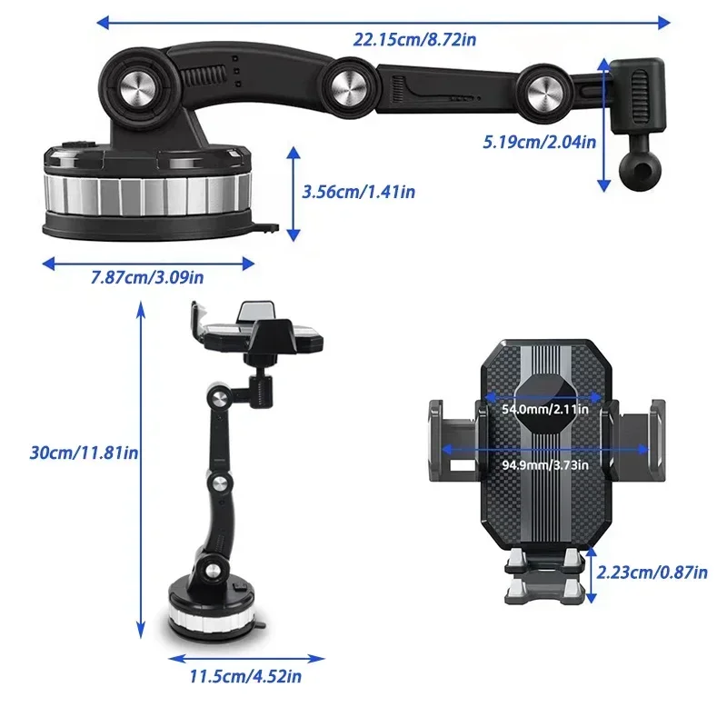 Navigation mobile phone holder Car suction cup mobile phone holder Car dashboard Navigation multifunctional holder