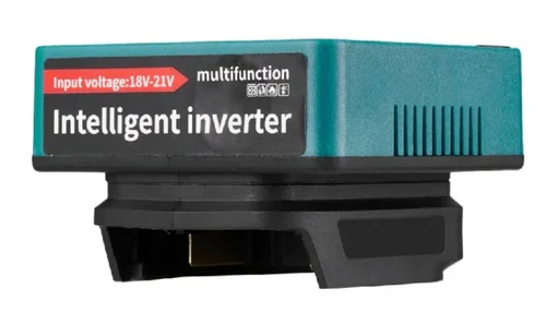Imagen 2 del producto Inversor de batería de litio de 120W CC de 18V-21V a CA 220V para inversor de trabajo al aire libre de transformador inteligente Makita