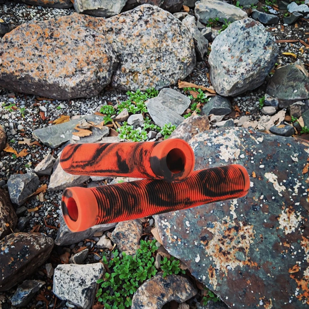 Anti-Slip Scooter & MTB Cycling Handlebar Grips Rubber Shock-Absorbing Bike Bicycle Handlebar Covers Parts