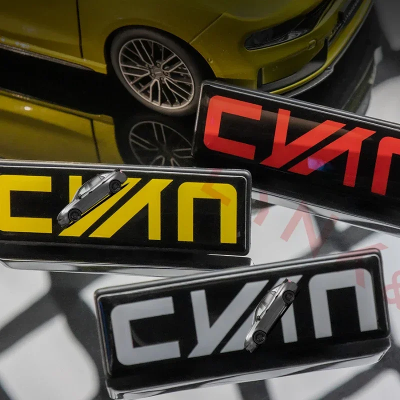 For Lynk&co 01 02 03 05 06Car Front Grille Logo Performance CYAN Decorative Stickers Special Modified Automotive Car Accessories