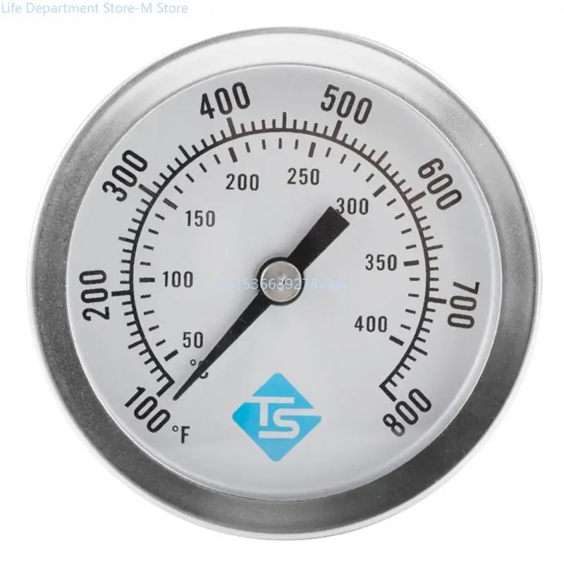 

Temperature Test Meter for Grill Temp Gauge 50-400℃/100-800℉ Measuring Ranges