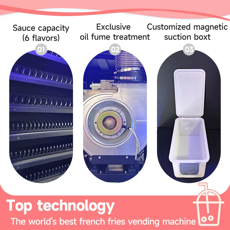 Machine de Restaurant de frites, distributeur automatique de frites, prix, Machine à frire l'huile pour les collations