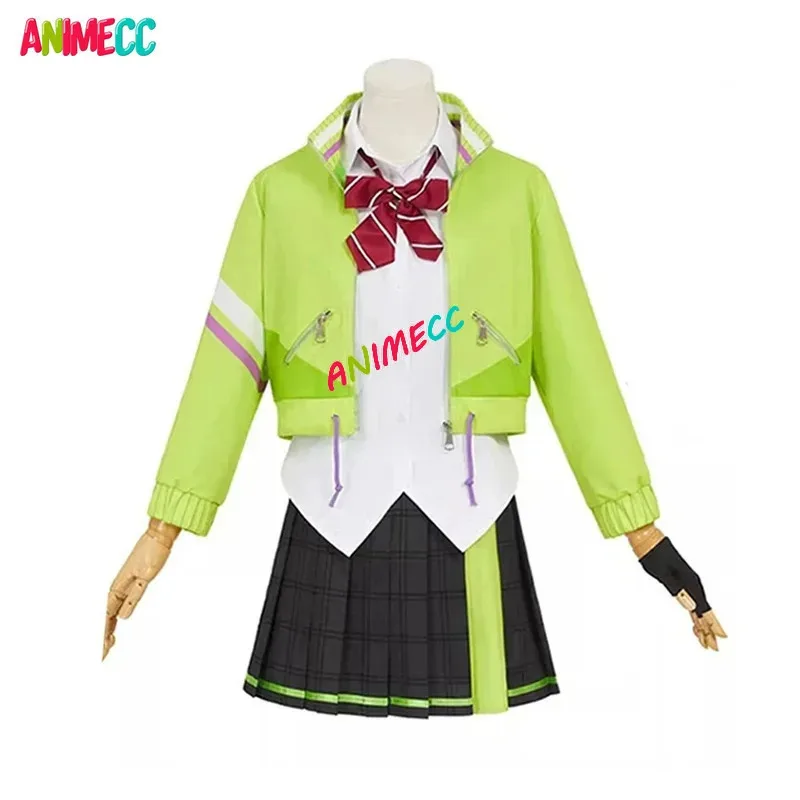 

aaa12 3ANIMECC Sekai Project Hinomori Shiho Costume Wig Colorful Stage Hoshino Ichika Cosplay Halloween Party for Women