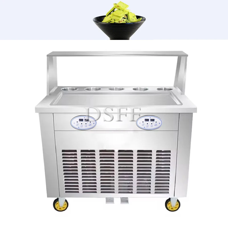 Hot Selling Automatic Large Pot Ice Fryer With 5 Barrels Of Ice Cream Roll Forming