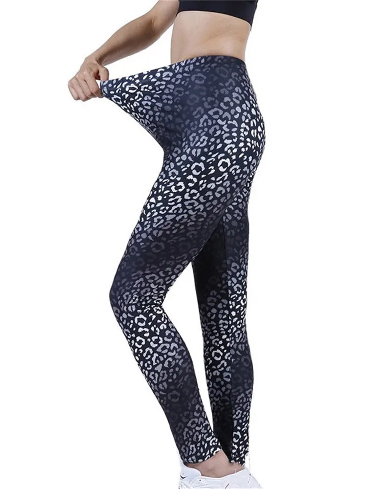 Yr"pantaloni da donna Leggings sportivi abbigliamento sportivo elastico Fitness palestra esercizio triangolo striscia vita alta geometria Push Up Dropship