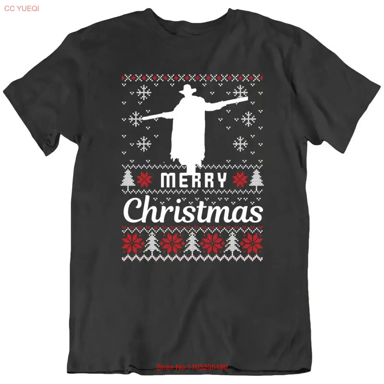 Scarecrow Jeepers Creepers Christmas holiday season Funny T Shirt New vintage Washed streetwear Unisex Slightly