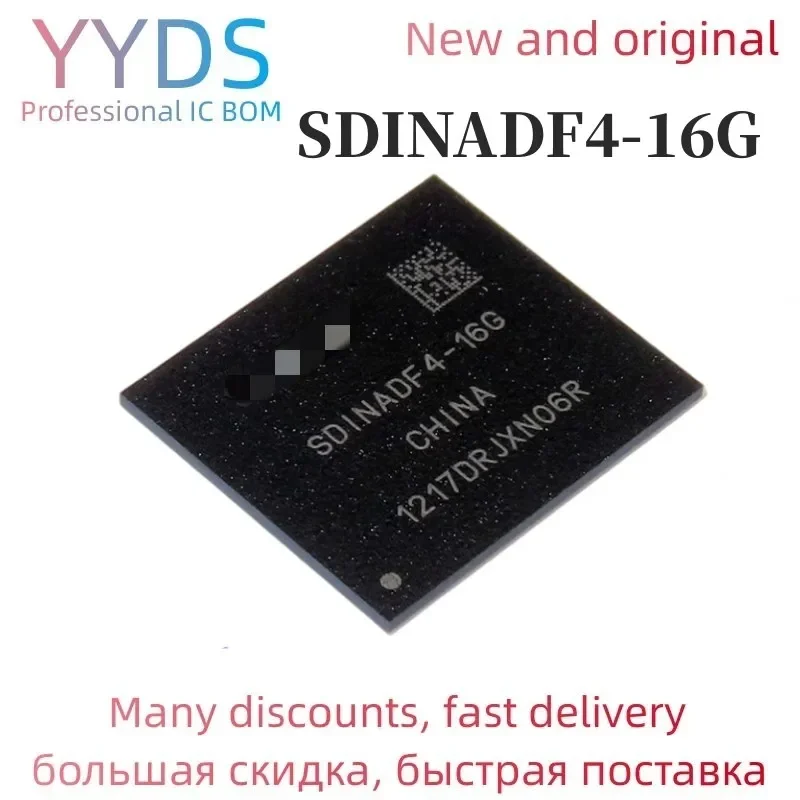 new original  SDINADF4-16G   BGA  EMMC Memory chip SDINADF4  16G