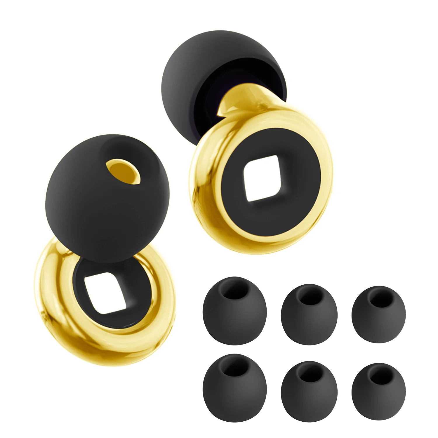 سدادات أذن لتقليل الضوضاء من ABS - تخفيف الضوضاء اليومي مع خطاب واضح للتجمعات الاجتماعية وحساسية الضوضاء - أذن