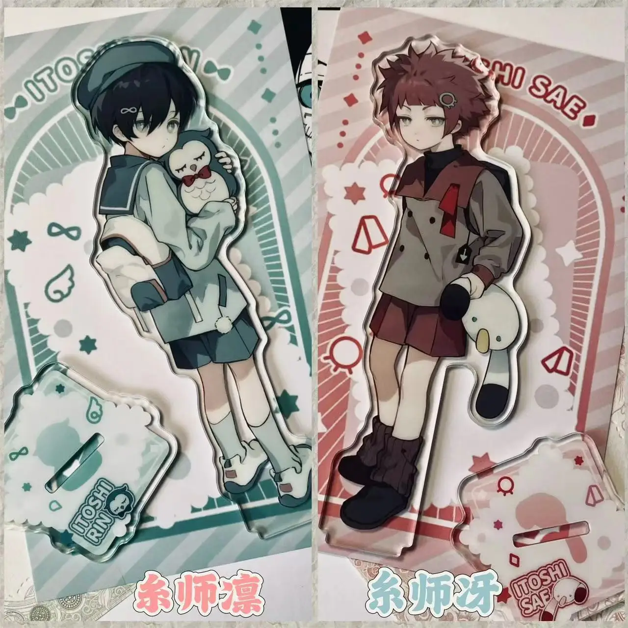 lan suo Acrylic Stand Sae Itoshi Rin Childhood Series Figure Display Anime Goods Collection Desk Decor Ornament Accesorios