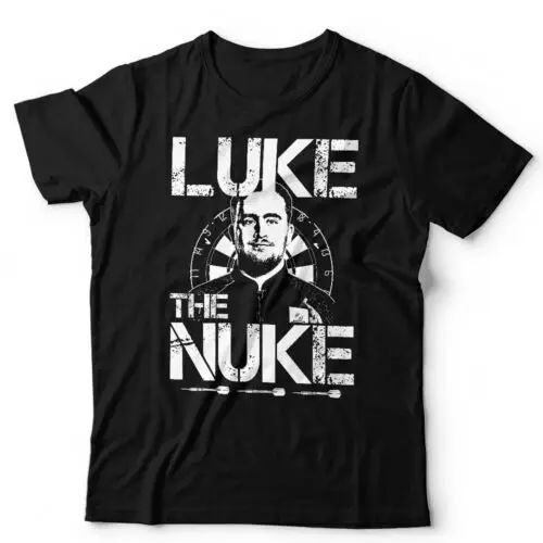 Luke The Nuke TShirt Unsex Darts Champion Bullseye 180 Pub Sport  Retro