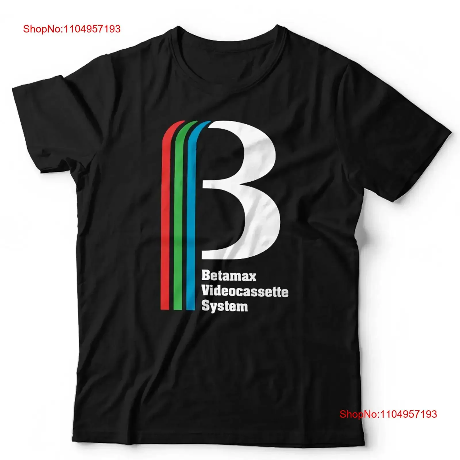 Betamax Videocassette System camiseta Vintage Retro amante de la película VHS 70's vintage lavado moda cómoda streetwear elegante