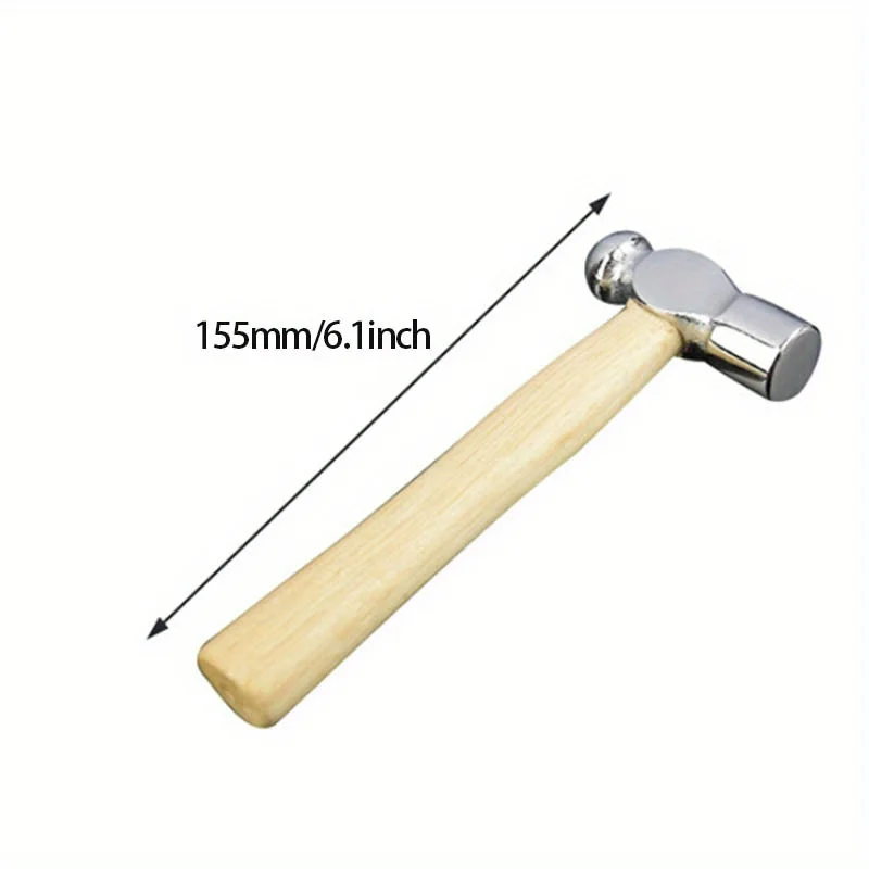 Mini Hammer Smashing Walnut Round Head Wooden Handle Hammer Car Escape Tool Hand Hammer Multi Function Mini Hammer