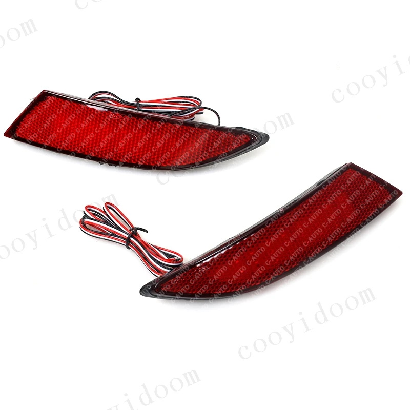 2Pcs LED Rear Bumper Reflector Brake Light Warning Lamp For Ford Focus 3 2012 2013 2014 Sedan Hatchback Car Styling view 2