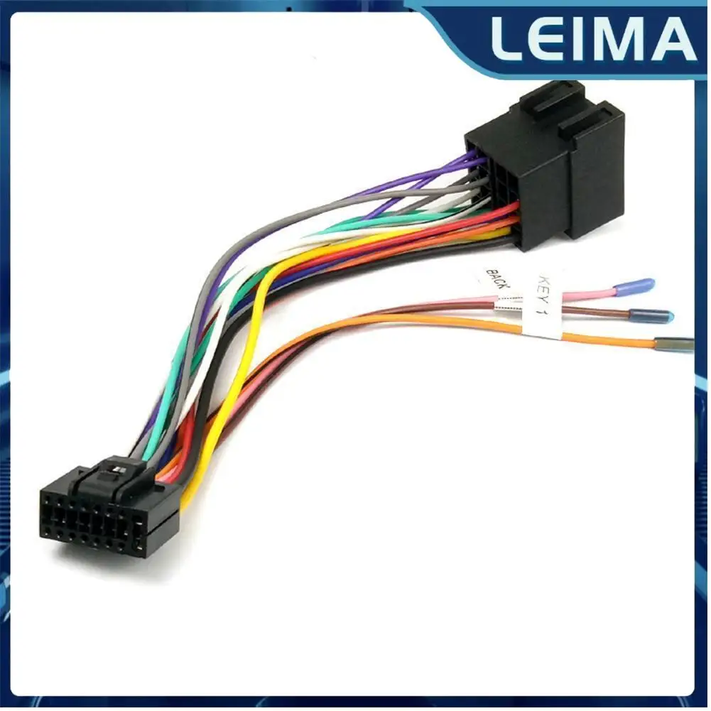 1pc 16 Pin To ISO Cable Adapter Male Plug Adapter Male To Female Plug P2N4 For The Car With 16 Pin Socket Auto Accessories ﻿