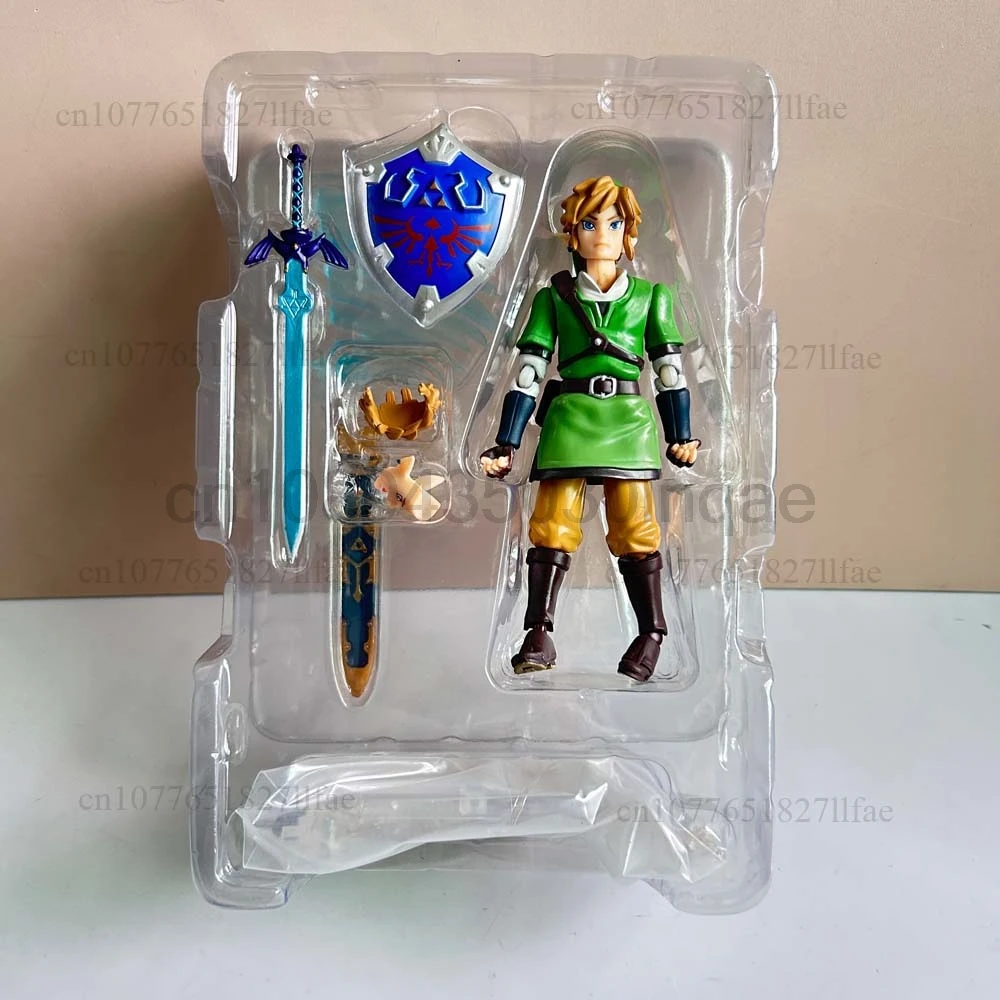 Figma 153 أسطورة زيلدا 153 Skyward السيف 14 سنتيمتر رابط عمل نموذج لجسم لعبة مشتركة المنقولة دمية غرفة هدية مزخرفة للأطفال