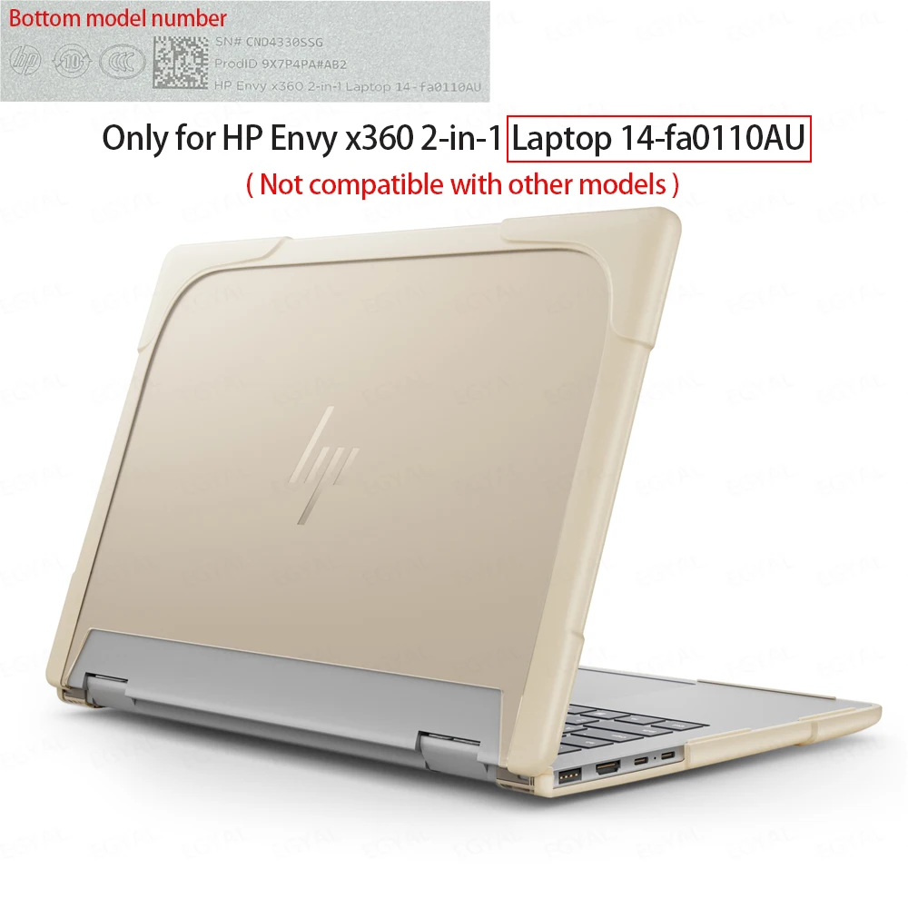 

Чехол для ноутбука Hewlett-Packard ENVY X360-14 2024, модель fa0110AU, защитный чехол для ноутбука HP ENVY x360 2-в-1, 14-fa0110AU