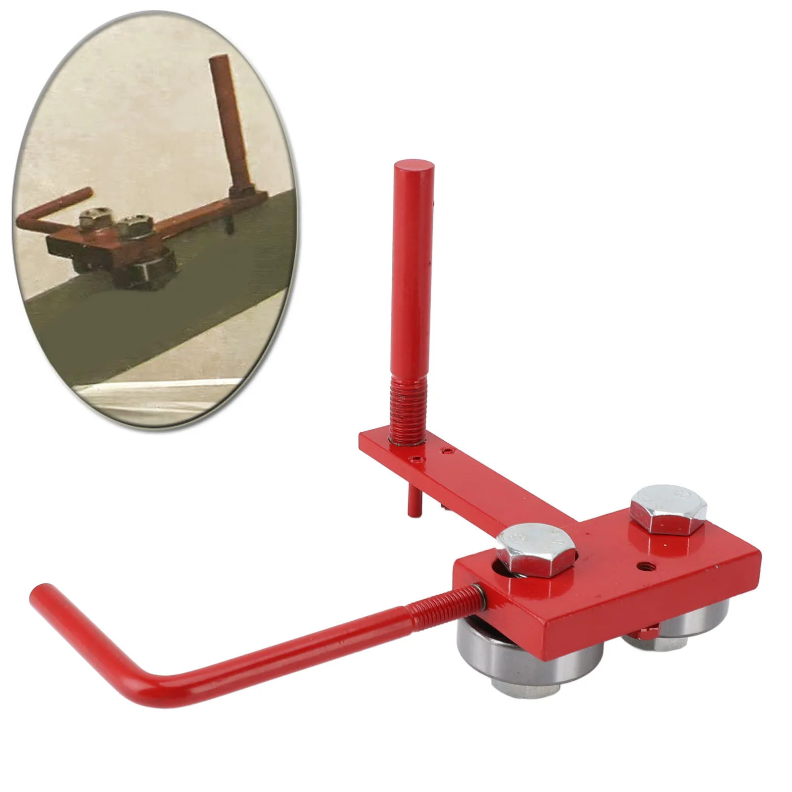 Chainsaw  Bar Repair Tool Accurately Adjust Chainsaw Guide Bar Rail Closer Tightening Tool Fixed Frame for Chain Grinding