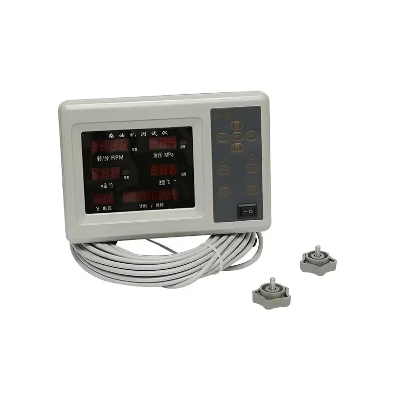 SZGCC Marine SY-77 diesel Engine Monitor 7in1 Iron Host Display Speed Water Oil Temperature Voltage and Timing